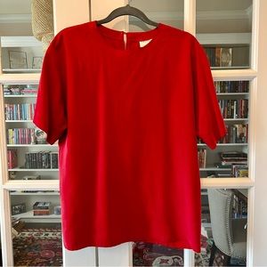 Vintage 100% silk blouse